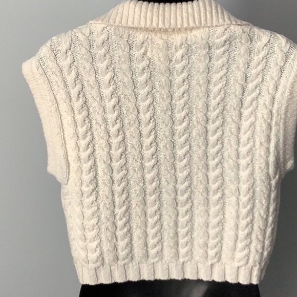 ANTHROPOLOGIE MAEVE Cable Knit Vest - Picture 4 of 14